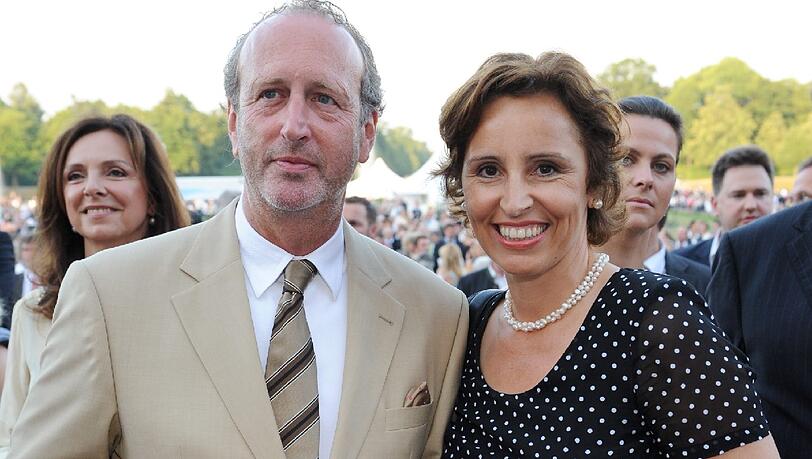 Hubert Haderthauer (l.) mit Ehefrau Christine. Hubert Haderthauer (l.) mit Ehefrau Christine.