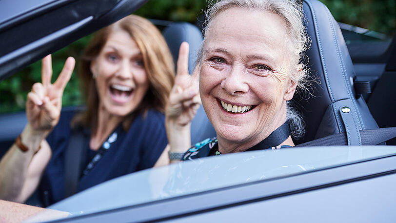 Corinna Binzer und Uschi Prinzessin zu Hohenlohe.