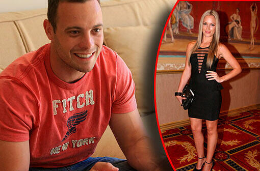 Der suedafrikanische Leichtathlet Oscar Pistorius gibt in seinem Haus in Johannesburg (Suedafrika) ein Interview (Foto vom 22.04.09). Pistorius ist festgenommen worden, nachdem er seine Freundin Reeva mit Schüssen tötete.