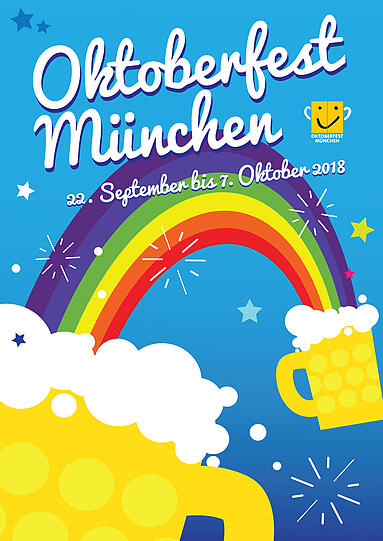 Oktoberfest-Plakat-Entwurf.