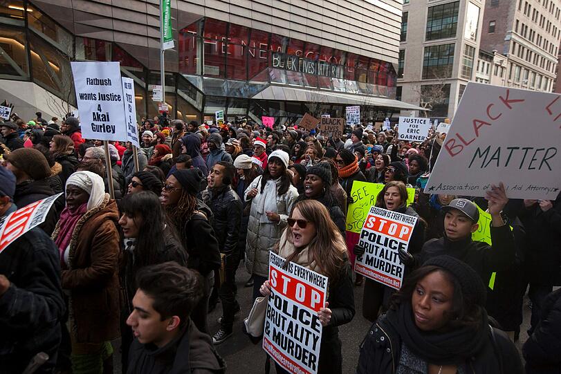 Proteste gegen Polizeigewalt in Ferguson (Archivbild).