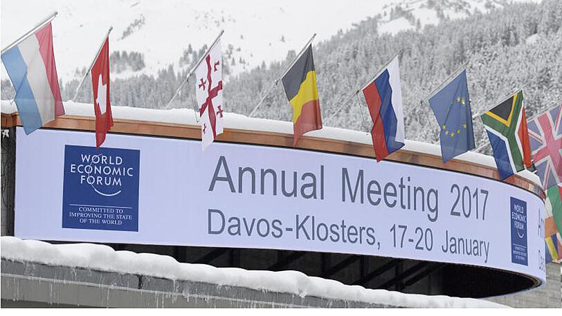 Bis zum Freitag diskutieren etwa 3000 Spitzenpolitiker, Wirtschaftsbosse und Wissenschaftler in Davos.