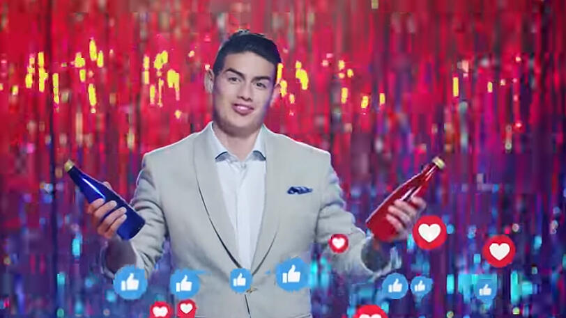 James Rodríguez als Unternehmer: Bislang wird "10 Gold" ausschließlich in Kolumbien verkauft.
