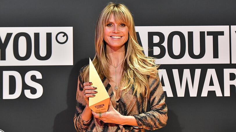 Heidi Klum bei der Verleihung der ABOUT YOU AWARDS 2019 in den Bavaria Studios in München.