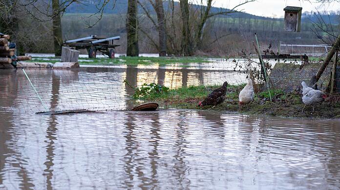 Das Hochwasser geht in Bayern zurück.