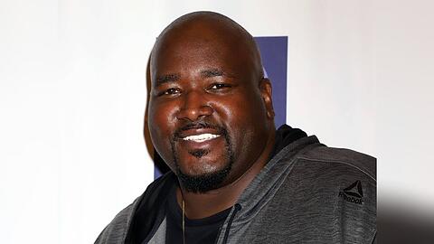 Quinton Aaron 2019 vor seiner radikalen Gewichtsabnahme.