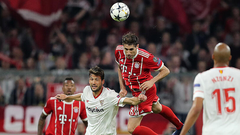 Defensiv-Abräumer in Bayerns Mittelfeld: der Spanier Javi Martínez (rechts).
