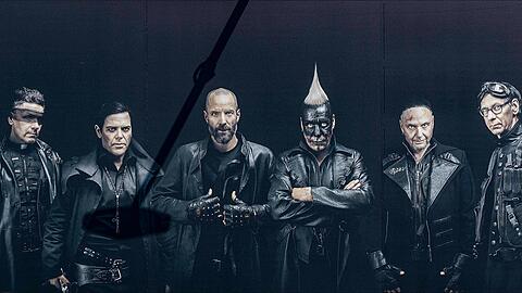 Christian Lorenz (re.) ist der Keyboarder von Rammstein und wird "Flake" genannt