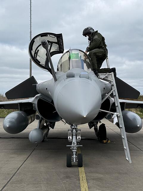 Eine französische Rafale war am ersten Einsatz von Eastern Sentry beteiligt. (Archivbild)