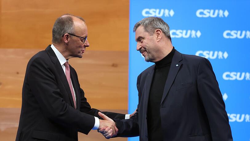 Friedrich Merz kommt das erste Mal als Kanzler zur CSU-Klausurtagung nach Seeon.