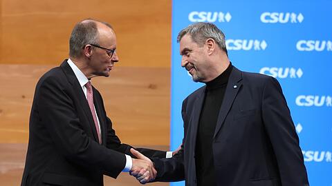 Friedrich Merz kommt das erste Mal als Kanzler zur CSU-Klausurtagung nach Seeon.