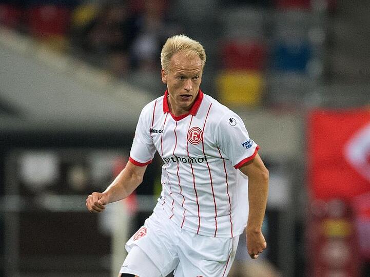 Havard Nielsen im Trikot von Düsseldorf. Foto: Marius Becker/Archivbild