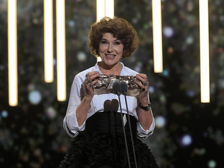 Schauspielerin Fanny Ardant erhielt den Preis als beste Nebendarstellerin für ihre Rolle in "La Belle Epoque".