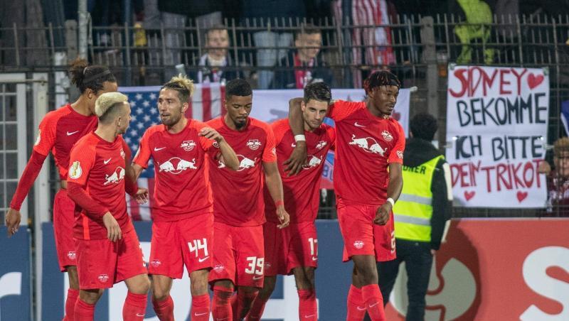 RB Leipzig setzte sich im DFB-Pokal gegen den SV Babelsberg durch.
