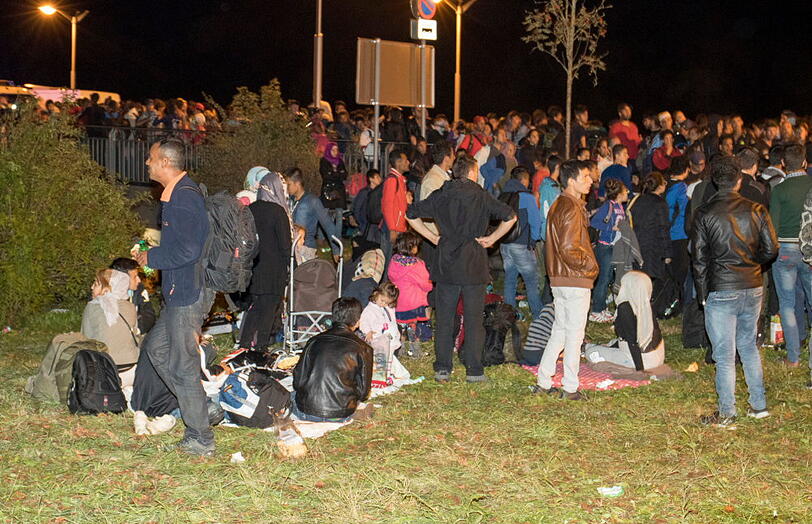 Katastrophale Zustände am Grenzübergang Freilassing. Die Bilder!