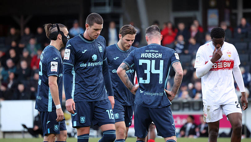 Der TSV 1860 verliert beim VfB Stuttgart II mit 1:2.