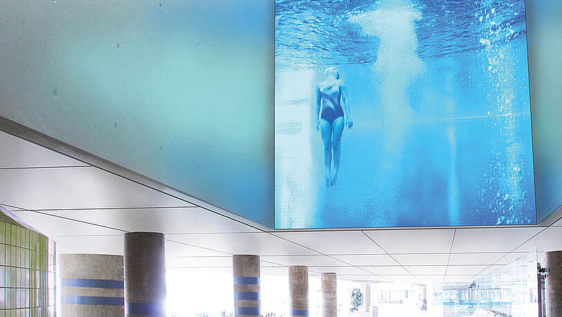Wird neu: der Durchgang von den Umkleiden zur Schwimmhalle. Wird neu: der Durchgang von den Umkleiden zur Schwimmhalle.