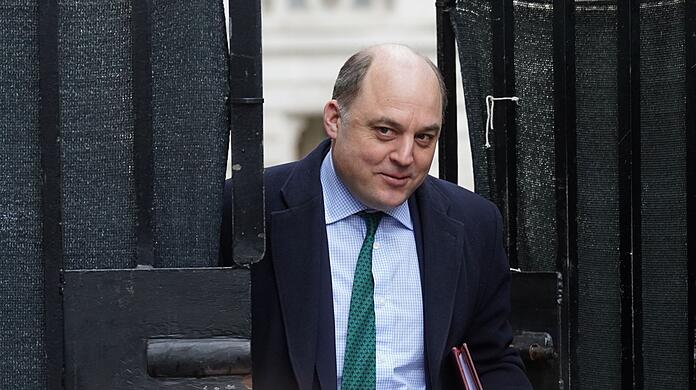 "Ausgewogene und verhältnismäßige Reaktion auf die russische Eskalation": Großbritanniens Verteidigungsminister Ben Wallace.
