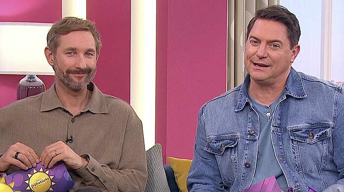 Daniel Boschmann und Benjamin Bieneck im "Sat.1 Frühstücksfernsehen"