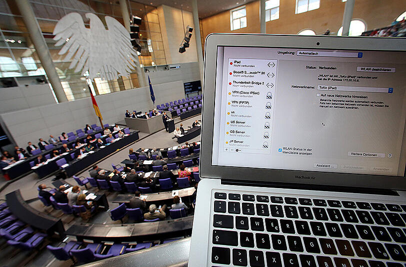Dieses Netz ist nicht sicher: Der Bundestag wurde erneut von einer heftigen Hacker-Attacke erschüttert.