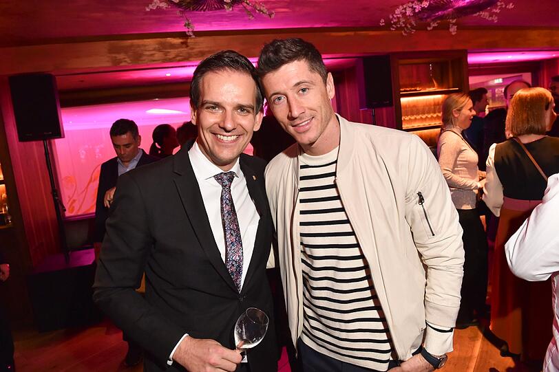 Dominik G. Reiner und Robert Lewandowski