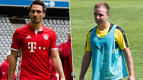Stehen im Fokus: Mats Hummels und Mario Götze