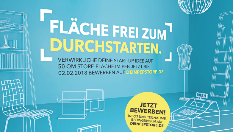 Startup Wettbewerb im Einkaufszentrum PEP - jetzt mitmachen! Startup Wettbewerb im Einkaufszentrum PEP - jetzt mitmachen!