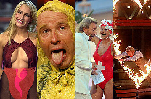 Die Abschiedstour von "Wetten, dass..?" läuft - und es ist einiges passiert bei Thomas Gottschalk. Am Samstag steht nun endgültig die letzte Sendung mit dem Kult-Entertainer als Moderator an. Die AZ blickt zurück auf die besten Bilder der "Wetten, dass -Sendung