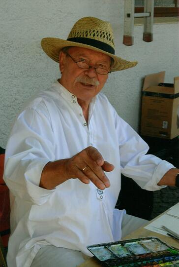 Karl Hirsch in Aktion.