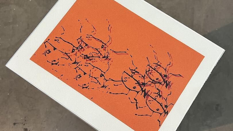 Auch die angesagte Flaka Haliti ist bei der Jahresgaben-Schau dabei - mit der Siebdruckarbeit „Too Tense To Last Forever“ von 2021.