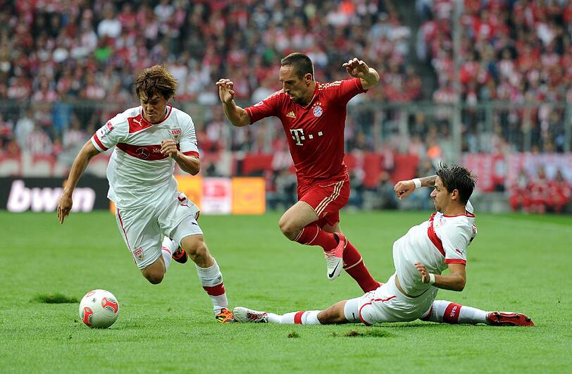 Mit 6:1 gegen Stuttgart verteidigt der FC Bayern die Tabellenführung verteidigt - und legt den besten Saisonstart seit fünf Jahren hin. Die Bilder vom Spiel