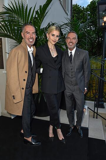 Dean und Dan Caten mit Caro Daur