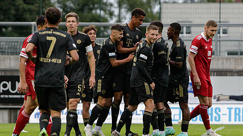 Derzeit in der Regionalliga Bayern nicht zu stoppen: Die Reserve des FC Bayern.