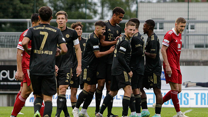 Derzeit in der Regionalliga Bayern nicht zu stoppen: Die Reserve des FC Bayern.