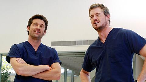 McDreamy und McSexy: Patrick Dempsey (li.) und Eric Dane wurden durch ihre "Grey's Anatomy"-Rollen zu Serienstars.