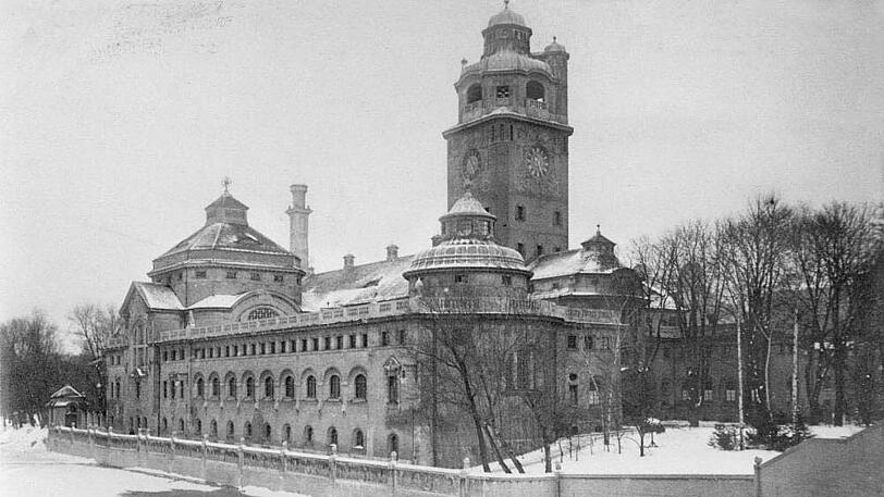 Dieses Gebäude ist bis heute unverändert: Das Müller'sche Volksbad, heute das Jugendstil-Juwel der Bäderlandschaft Münchens.