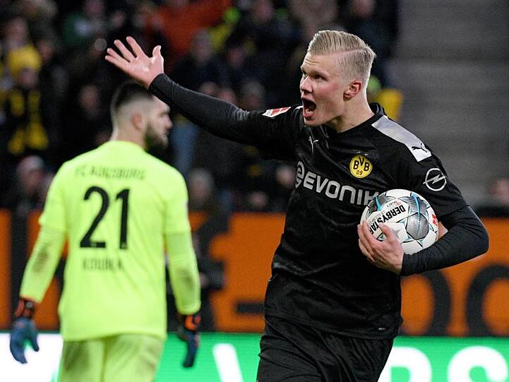 Stürmer Erling Haaland feierte beim BVB einen großartigen Einstand.