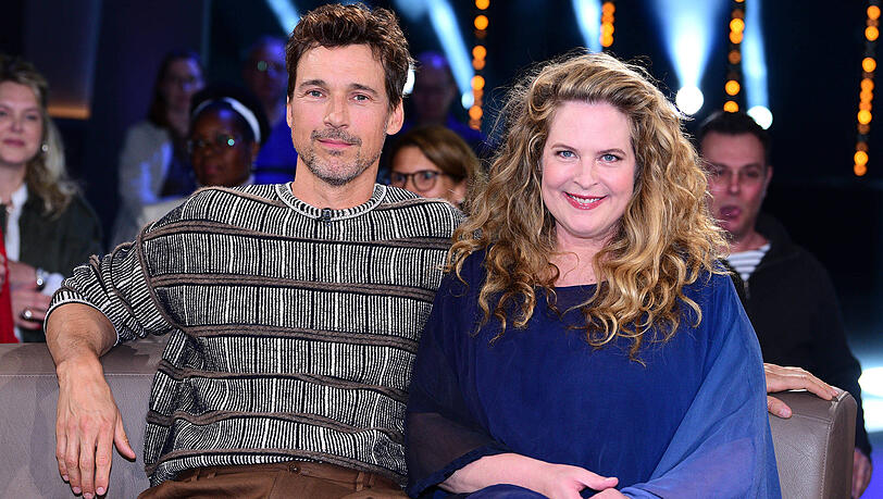 Florian David Fitz und Diana Amft bei der "NDR Talk Show".