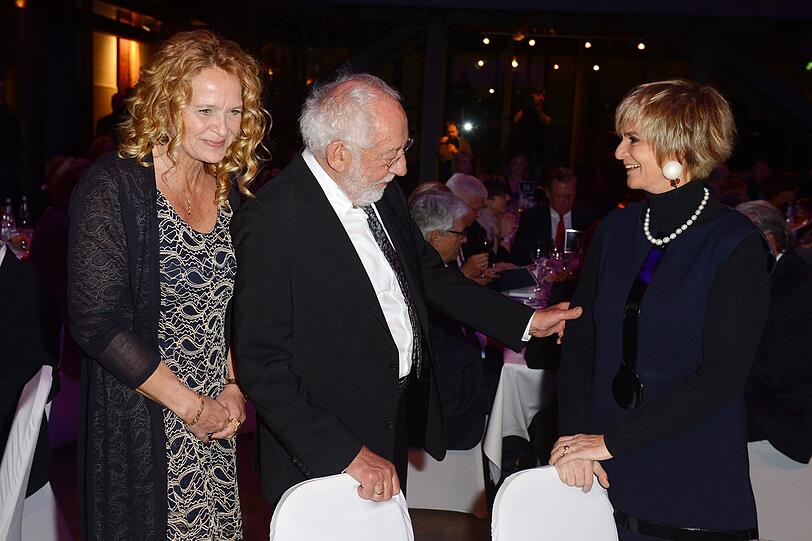 Dieter Hallervorden mit Freundin Christiane Zander (li.) und Gloria von Thurn und Taxis