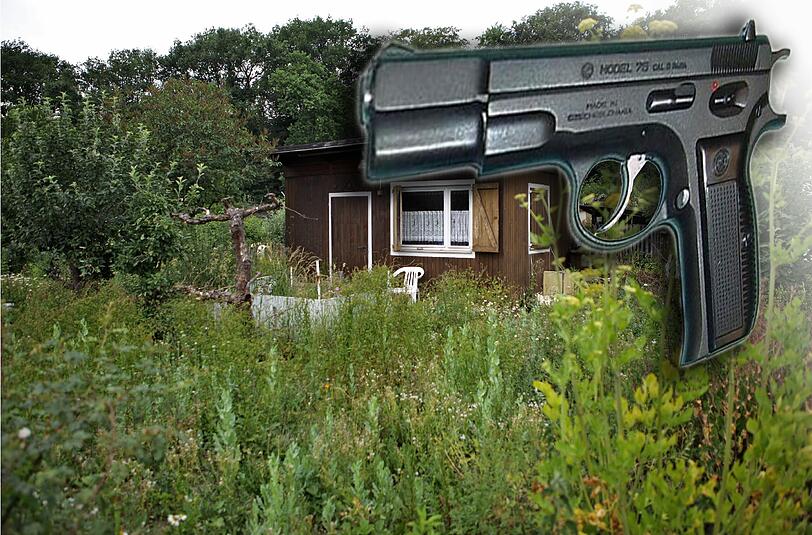 Unerwarteter Fund in einem Gartenhäuschen. Ein Münchner fand einer Schusswaffe "Made in Tschechoslowakei".