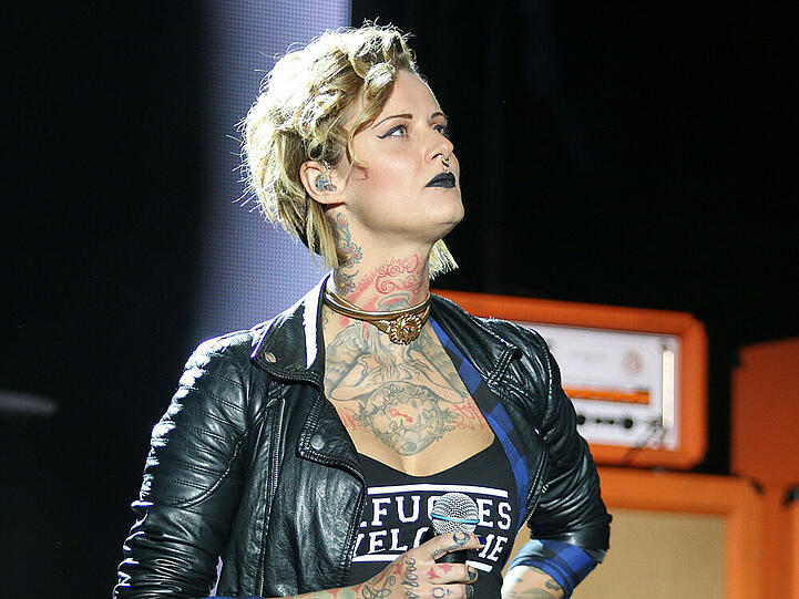 Jennifer Weist auf der ESC Party 2014 auf der Reeperbahn