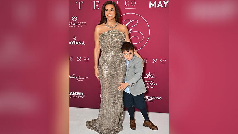 Eva Longoria und Santiago Enrique Bastón bei der "Global Gift Gala" in Genf.