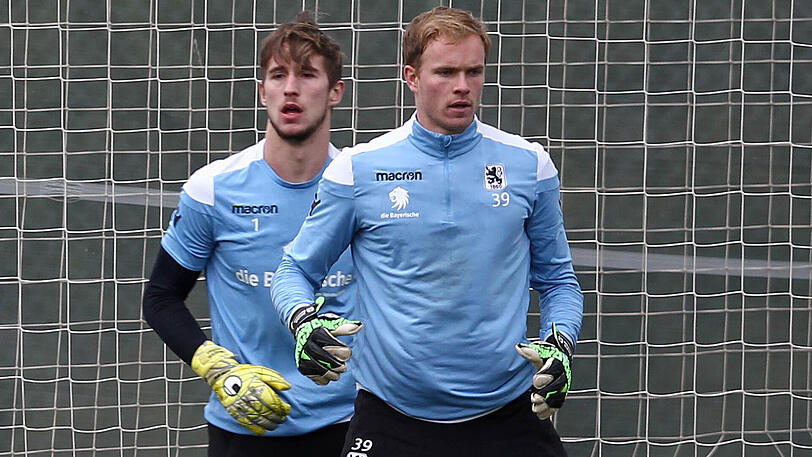 Zwei Männer, ein Ziel: Zwischen dem bisherigen Stammkeeper Marco Hiller (links) und Hendrik Bonmann ist der Kampf um den Platz im Löwen-Käfig entbrannt.