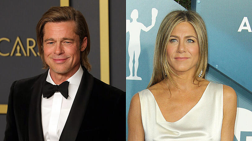 Brad Pitt und Jennifer Aniston sollen sich bei einer Oscar-Party getroffen haben.