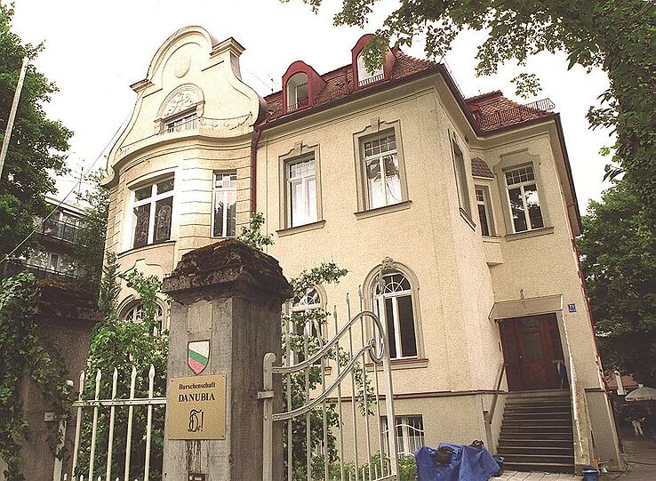 Das Danubia-Haus in der Möhlstraße.