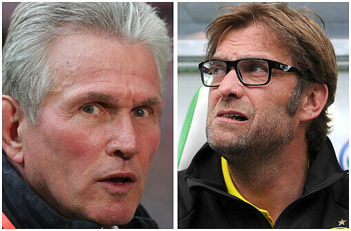 Jupp Heynckes (l.) und Jürgen Klopp.