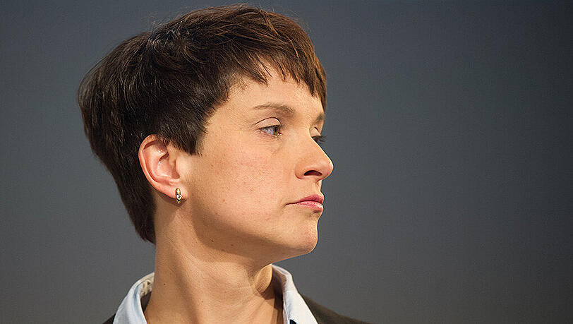 Entfacht einen Sturm der Entrüstung: die AfD-Chefin Frauke Petry. Entfacht einen Sturm der Entrüstung: die AfD-Chefin Frauke Petry.