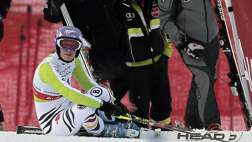 Maria Riesch schied beim Riesenslalom aus Maria Riesch schied beim Riesenslalom aus