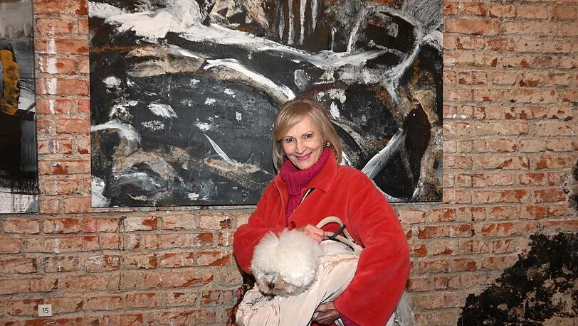 Malerin und Ex-Frau von Franz Beckenbauer Diana Sandmann.