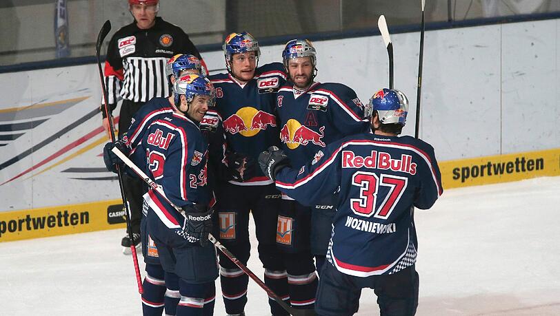 Der EHC Red Bull München besiegte Iserlohn. Der EHC Red Bull München besiegte Iserlohn.